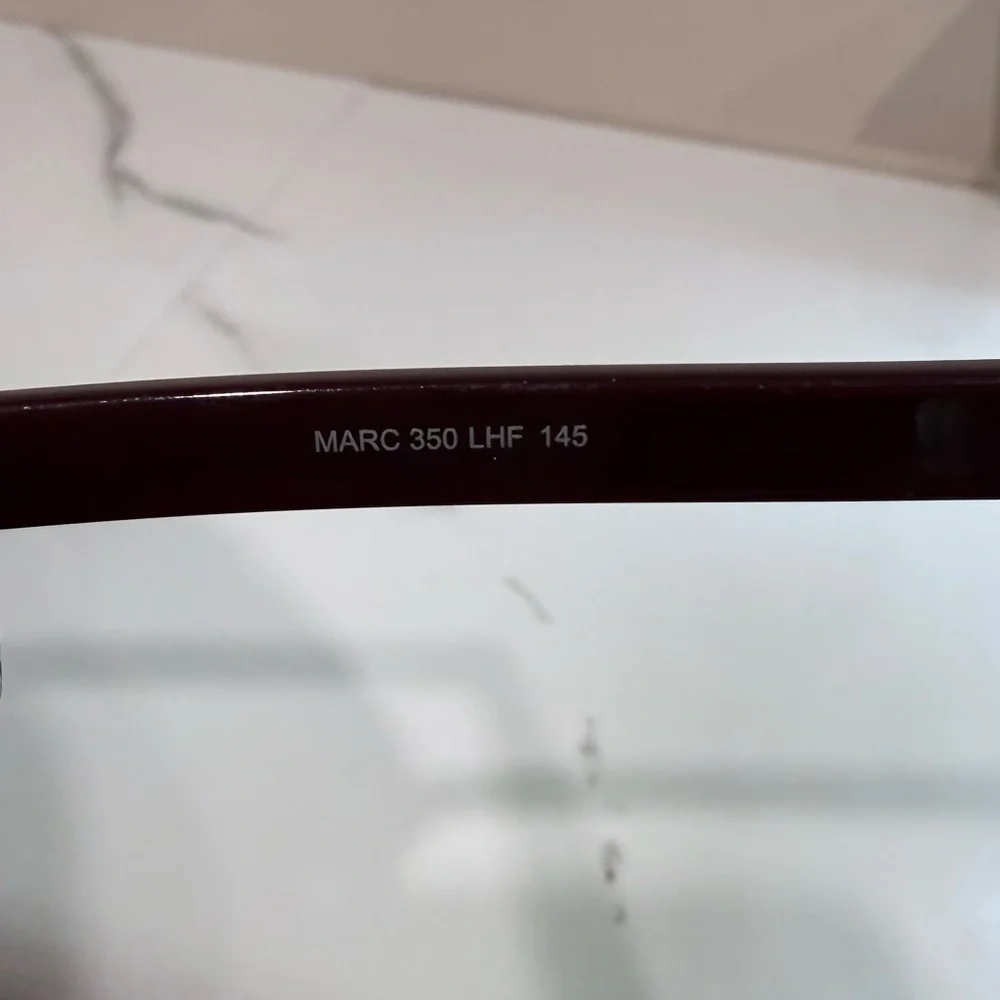🔥Marc Jacob’s Women's Burgundy Glasses with Red Temples EC 350 LFH 145🔥